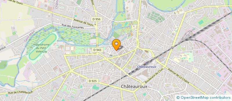 localisation de l'entreprise SYNDIC DES CO PROPRIETAIRES DE LA RESIDENCE DAUPHINE à CHATEAUROUX