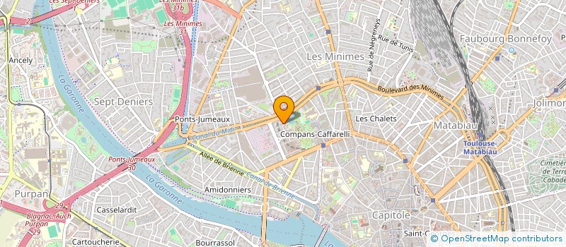 localisation de l'entreprise SYNDIC DES COPROP DU 3-5-7 RUE RITAY à TOULOUSE