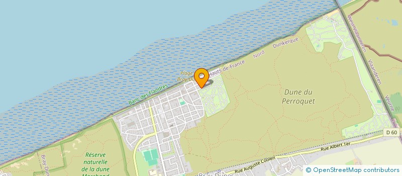 localisation de l'entreprise SYNDIC DES COPROP. LA VILLA DES DUNES  BRAY-DUNES