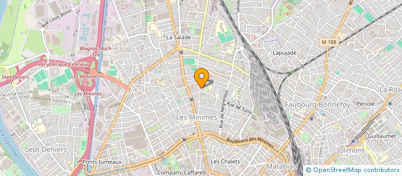 localisation de l'entreprise SYNDIC DES COPROP NEGRENEYS SUD à TOULOUSE