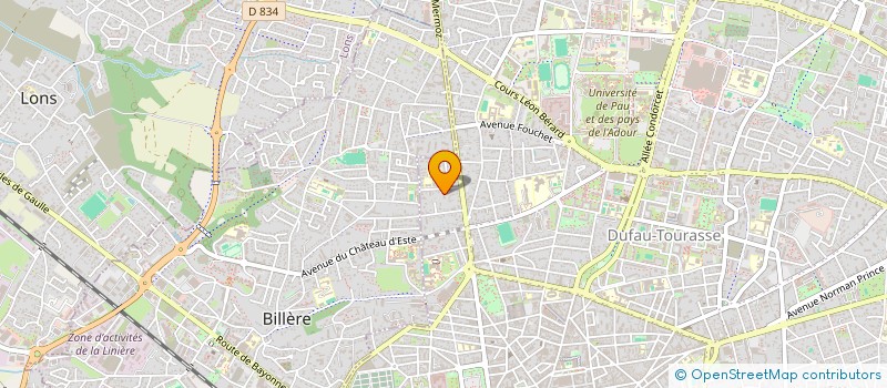 localisation de l'entreprise SYNDIC DES COPROP RES TRIANON à PAU