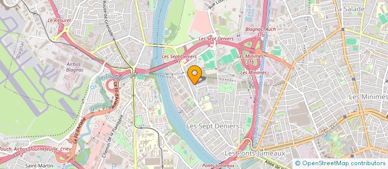 localisation de l'entreprise SYNDIC DES COPROPRIETAIRES GARIC B  TOULOUSE