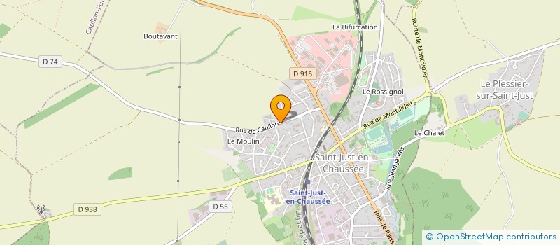 localisation de l'entreprise SYNDIC DU PRE COMTESSE  SAINT-JUST-EN-CHAUSSEE