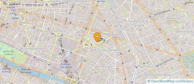 localisation de l'entreprise SYNDIC EMPLOYE HOTEL CAFE  PARIS