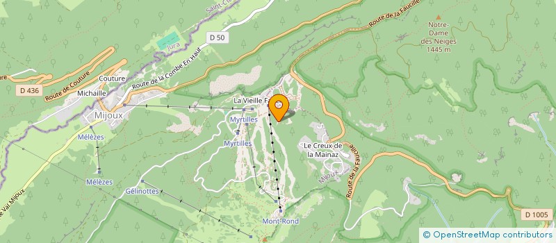 localisation de l'entreprise SYNDIC ESF MIJOUX LA FAUCILLE à MIJOUX