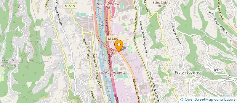 localisation de l'entreprise SYNDIC EXPLOIT BALLASTIERE VAR à NICE
