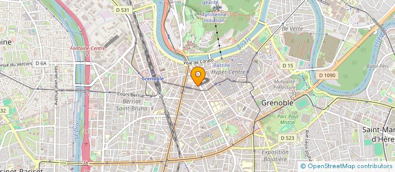 localisation de l'entreprise SYNDIC FAB CHAUSSURES RHONE ALPES  GRENOBLE