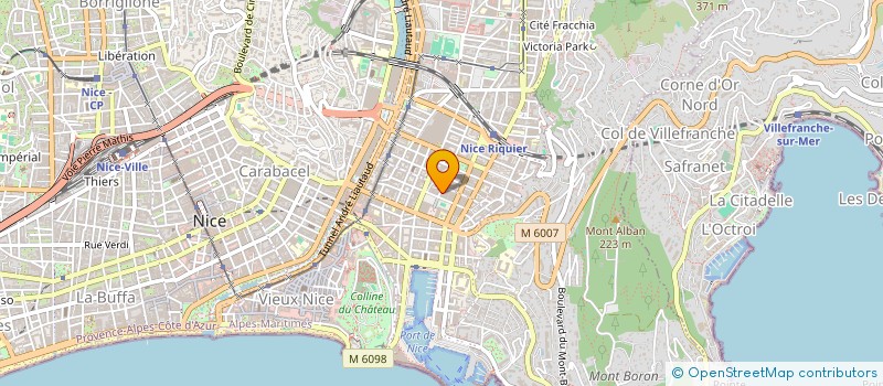 localisation de l'entreprise SYNDIC FORCE AV HENRI DE BOURNAZEL à NICE