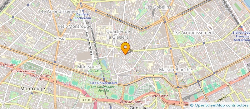 localisation de l'entreprise SYNDIC FORCE OUVR WAGON LITS  PARIS