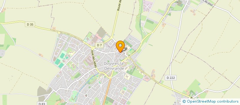 localisation de l'entreprise SYNDIC G. LESAGE  DOUVRES-LA-DELIVRANDE