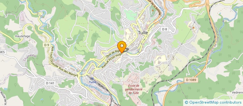 localisation de l'entreprise SYNDIC-GESTRIM à TULLE