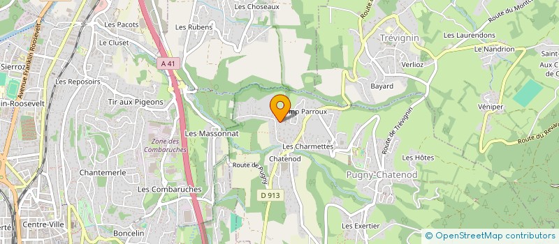 localisation de l'entreprise SYNDIC HABITAT  PUGNY-CHATENOD