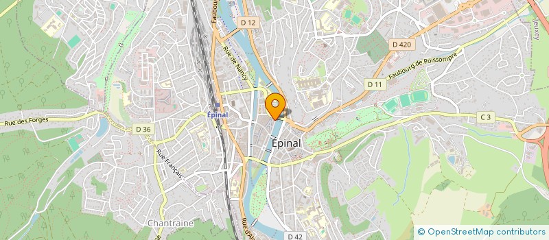 localisation de l'entreprise SYNDIC IMM. 17 QU CONTADES  EPINAL