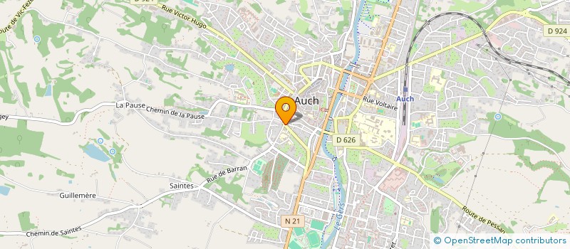 localisation de l'entreprise SYNDIC IMMEUBLE 1 R DE METZ  AUCH