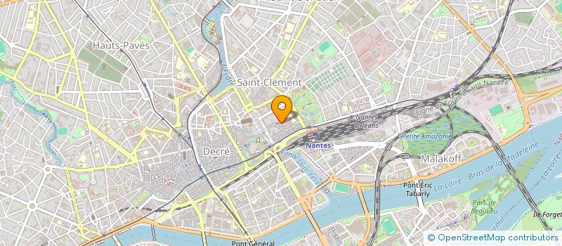 localisation de l'entreprise SYNDIC IMMEUBLE 2 RUE MALHERBE  NANTES