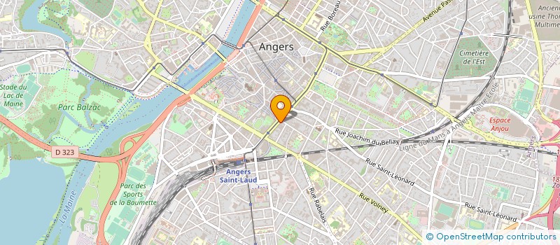 localisation de l'entreprise SYNDIC IMMEUBLE 35 BD FOCH à ANGERS