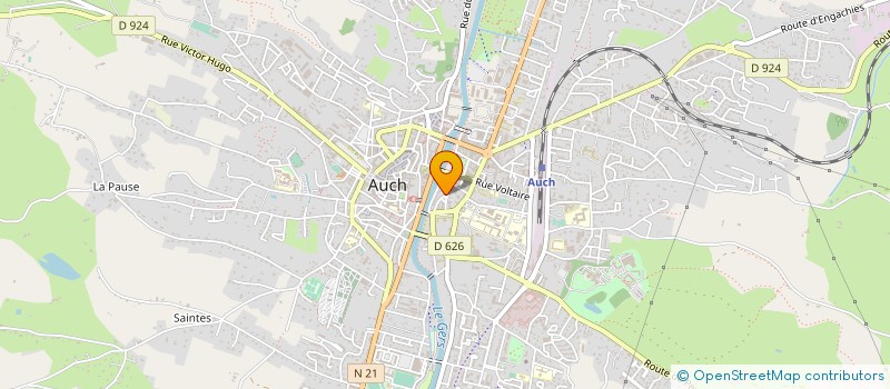 localisation de l'entreprise SYNDIC IMMEUBLE DES MARRONNIERS  AUCH