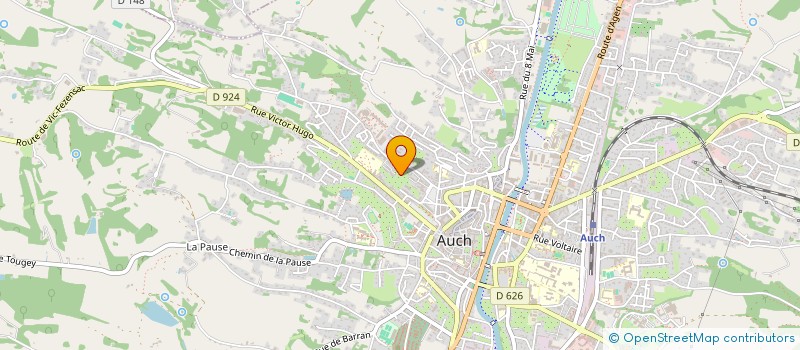 localisation de l'entreprise SYNDIC IMMEUBLE LEBLANC  AUCH