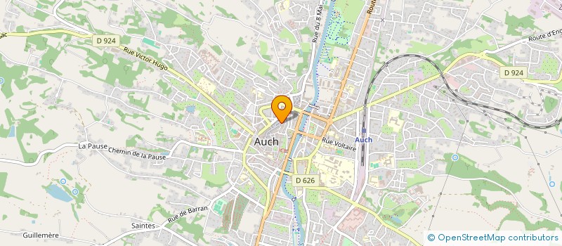 localisation de l'entreprise SYNDIC IMMEUBLE LOMAGNE  AUCH