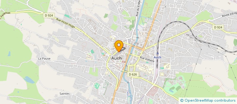 localisation de l'entreprise SYNDIC IMMEUBLE MAZAGRAN  AUCH