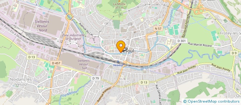 localisation de l'entreprise SYNDIC IMMEUBLE SEMONIN  VESOUL