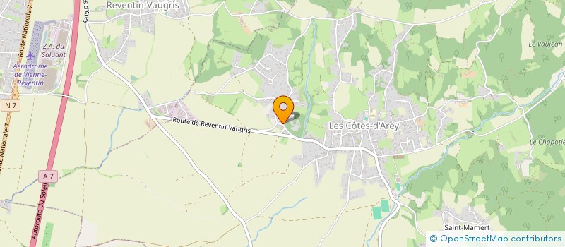 localisation de l'entreprise SYNDIC IMMEUBLE ST JEAN  LES COTES D'AREY