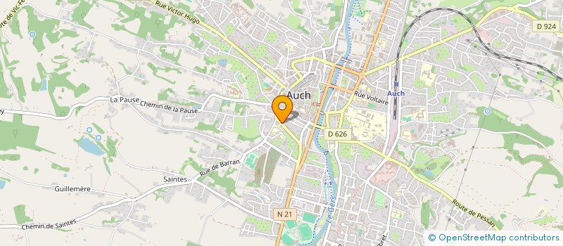 localisation de l'entreprise SYNDIC IMMMEUBLE BOURDADE  AUCH