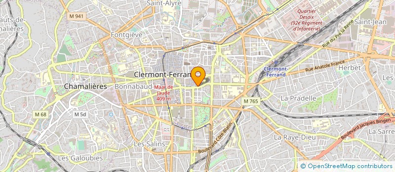 localisation de l'entreprise SYNDIC IMPRIM CLERMONT FD  CLERMONT-FERRAND