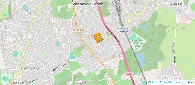 localisation de l'entreprise SYNDIC INFIRMIERS LIBERAUX BX ET GIRONDE  VILLENAVE-D'ORNON