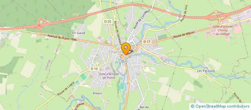 localisation de l'entreprise SYNDIC INITIAT-OFFICE TOURISME  CHAROLLES