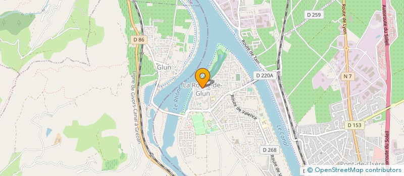 localisation de l'entreprise SYNDIC INTERCOM ASSAINISSEMENT GERVANS..  GERVANS