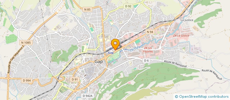 localisation de l'entreprise SYNDIC JUVENIS  GAP