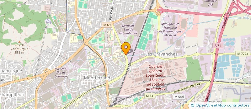 localisation de l'entreprise SYNDIC LA FEUILLEE DE MONTFERRAND  CLERMONT-FERRAND