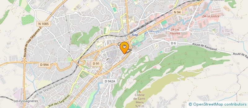 localisation de l'entreprise SYNDIC LE BOFFA  GAP