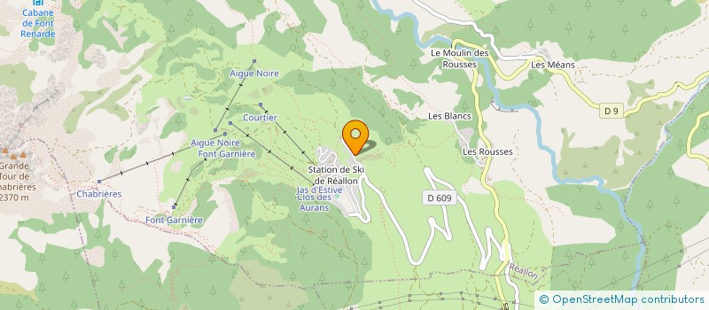 localisation de l'entreprise SYNDIC LE CHABRIERE  REALLON