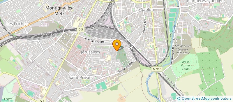 localisation de l'entreprise SYNDIC LE CLOS LE MERCIER  MONTIGNY-LES-METZ