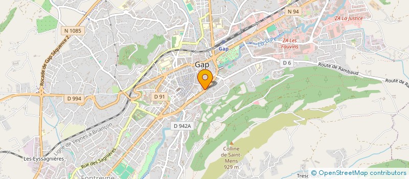 localisation de l'entreprise SYNDIC LE CONCORDE  GAP