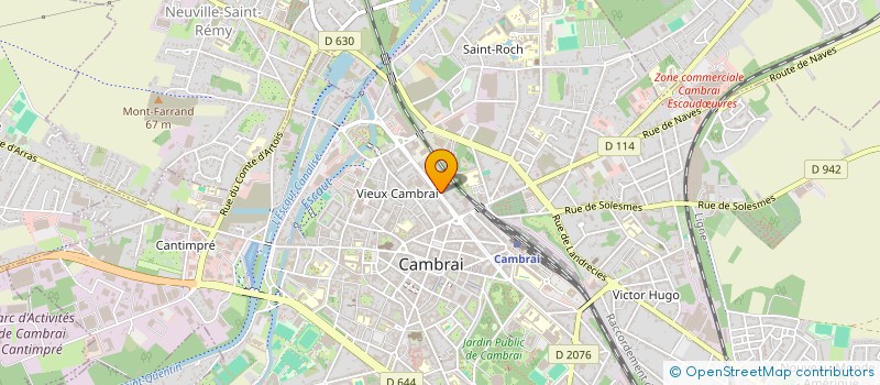 localisation de l'entreprise SYNDIC LE FONTAINEBLEAU  CAMBRAI