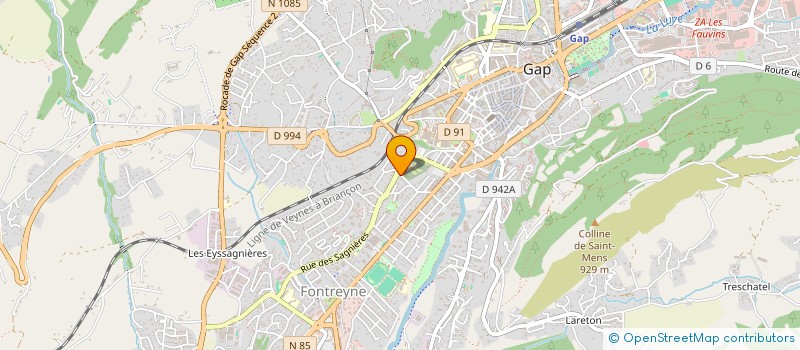 localisation de l'entreprise SYNDIC LES IRIS  GAP