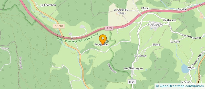 localisation de l'entreprise SYNDIC LES LORIOTS  NOIRETABLE