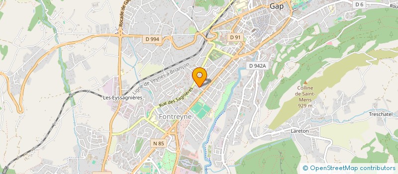 localisation de l'entreprise SYNDIC LES MATAGOTS  GAP