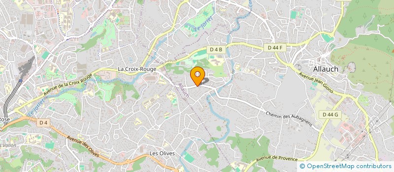 localisation de l'entreprise SYNDIC LES TOITS DE LA POUNCHE à ALLAUCH
