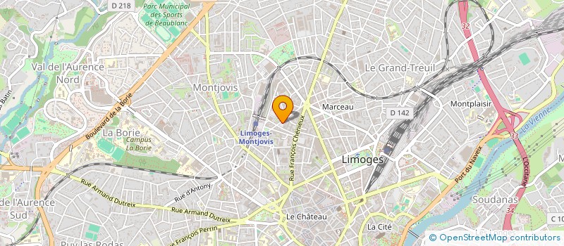 localisation de l'entreprise SYNDIC LIMOGES CARNOT à LIMOGES
