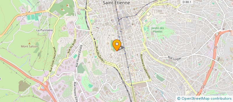 localisation de l'entreprise SYNDIC LITTRE  SAINT-ETIENNE