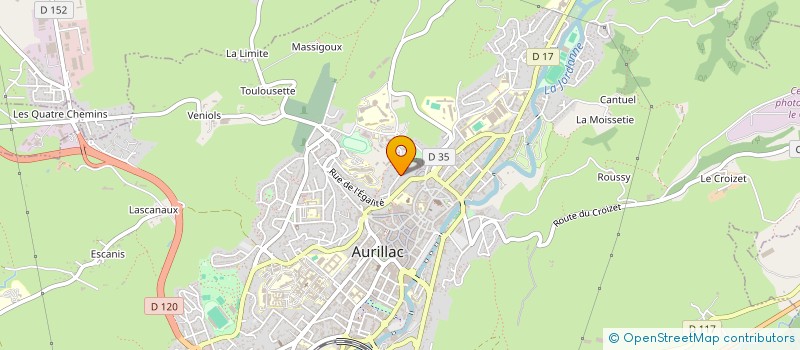 localisation de l'entreprise SYNDIC MIXTE D AMENAG TOURIST PUY MARY à AURILLAC