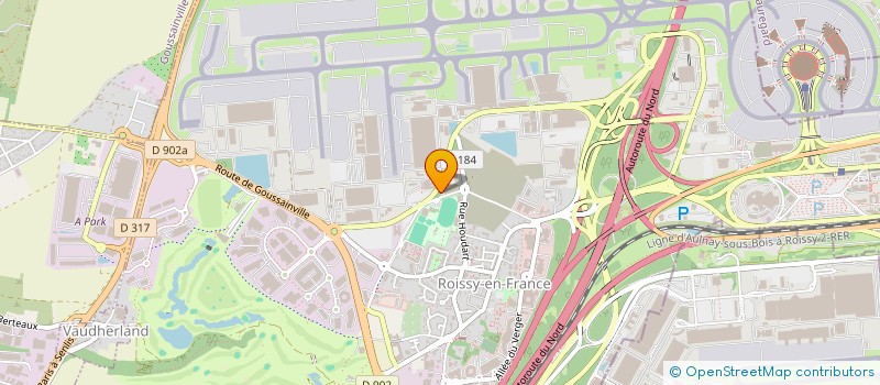 localisation de l'entreprise SYNDIC NAT AGENT GROUP FRET S0  ROISSY-EN-FRANCE