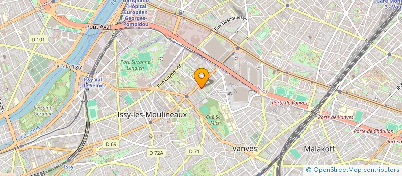 localisation de l'entreprise SYNDIC NATION VENTE ET SERVICES AUTOMAT  PARIS