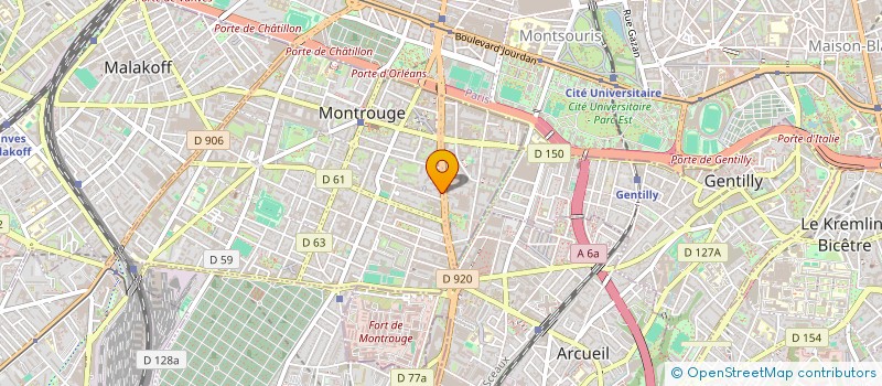 localisation de l'entreprise SYNDIC NATIONAL DEPOSITAIRES PRESSE  MONTROUGE