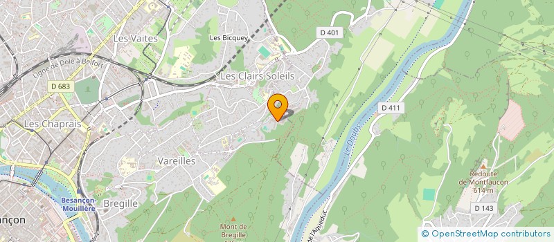 localisation de l'entreprise SYNDIC OMNIUM GESTION LES TOITS DE LUMIERE II  BESANCON