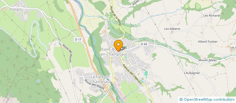 localisation de l'entreprise SYNDIC PLEIN SOLEIL II  SAINT-BONNET-EN-CHAMPSAUR